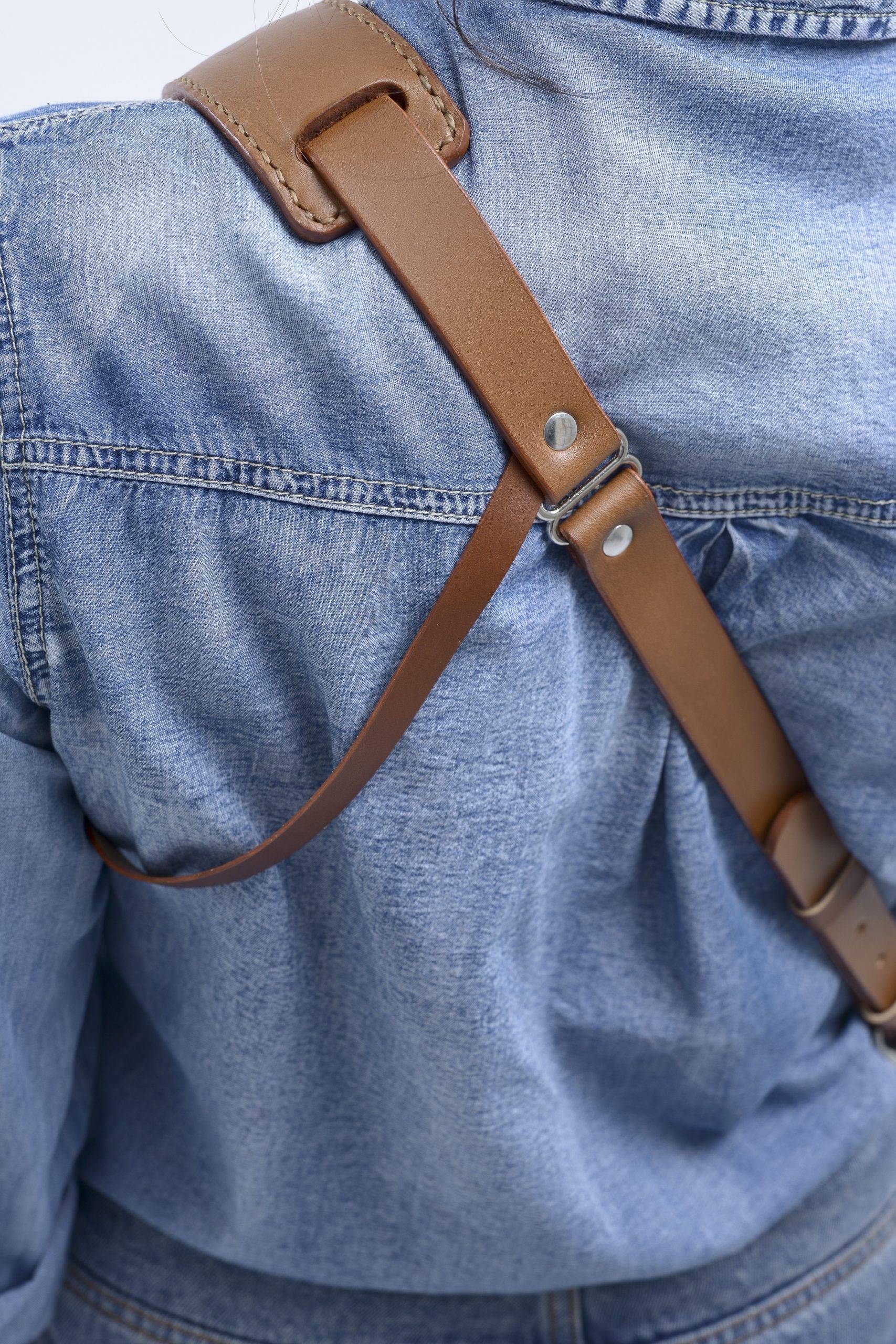 Single Brown Camera Leather Strap – PhotoBrosGR